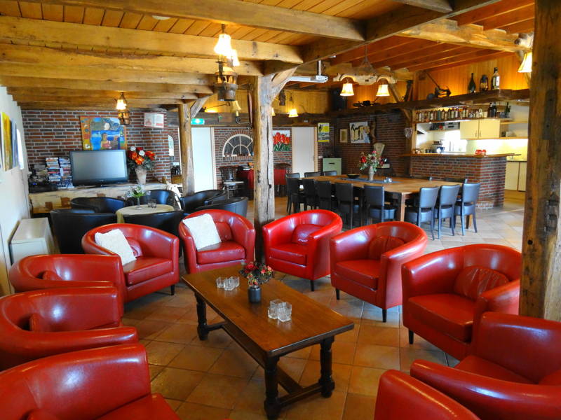 De huiskamer met authentieke tinten