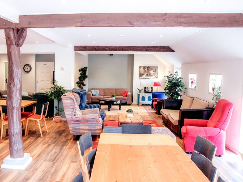Een kleurvolle accommodatie.