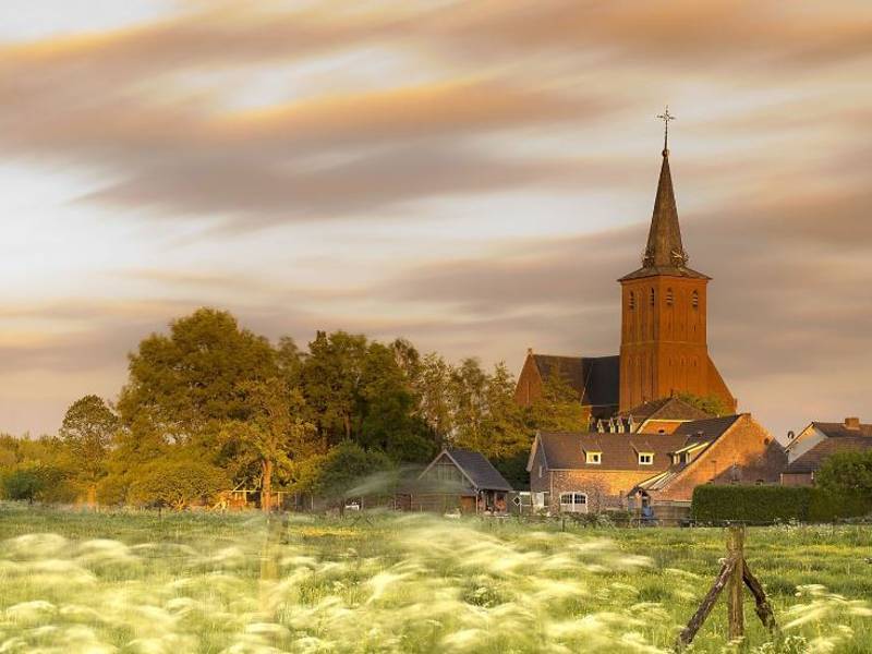 Een groene omgeving van Meerlo.