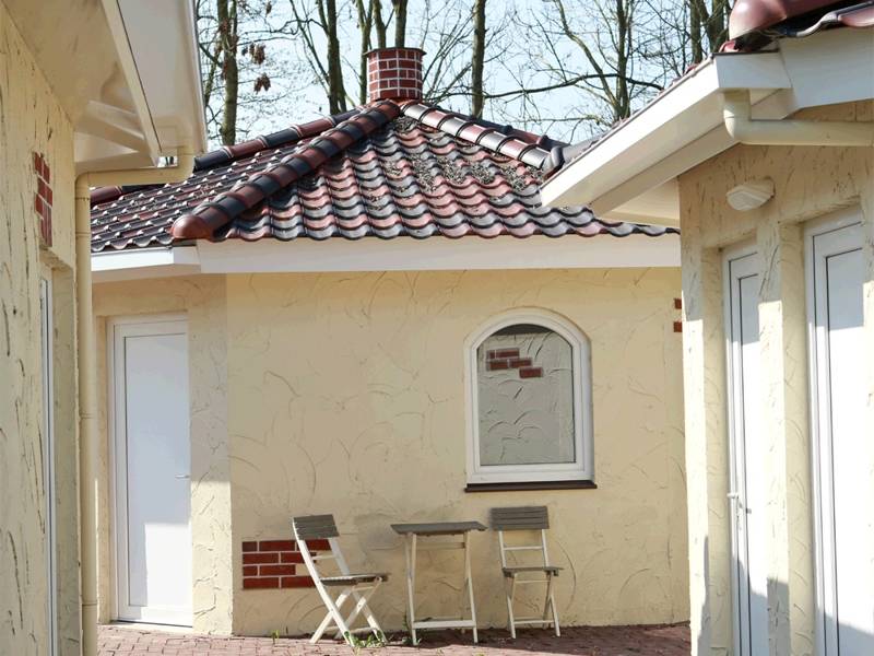 De accommodatie van de zijkant