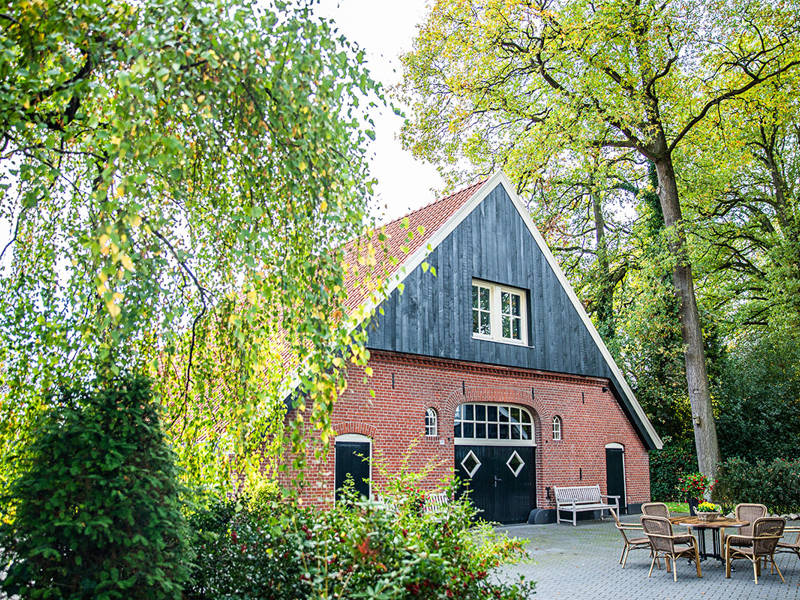 De accommodatie van buitenaf.