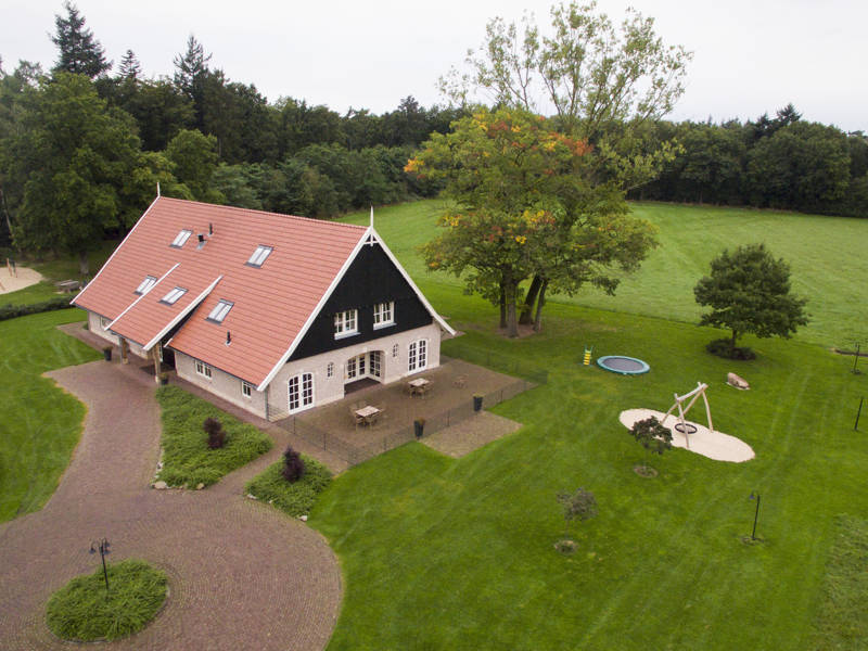Een drone shot van uit de lucht.