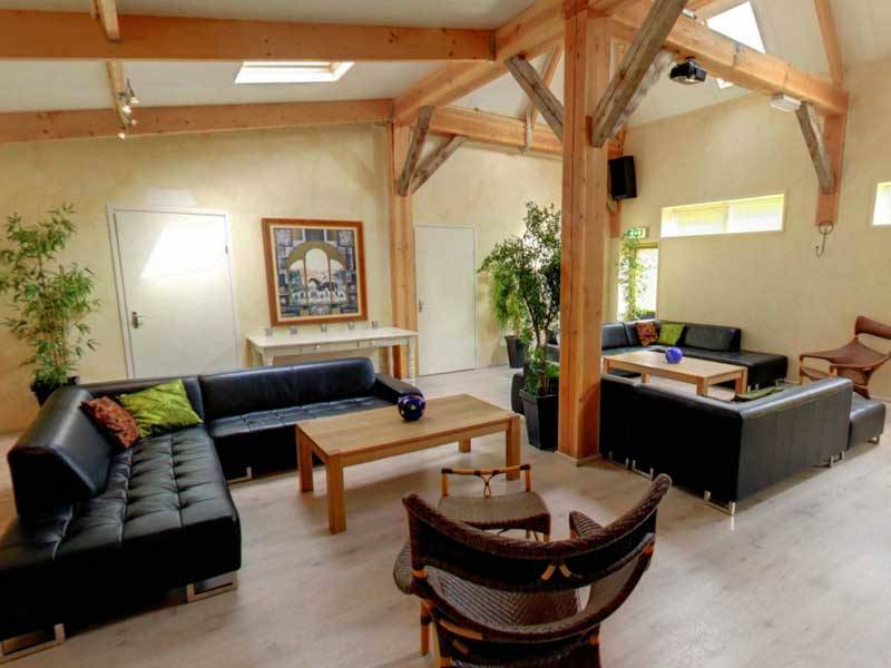 Een karakteristieke huiskamer. 