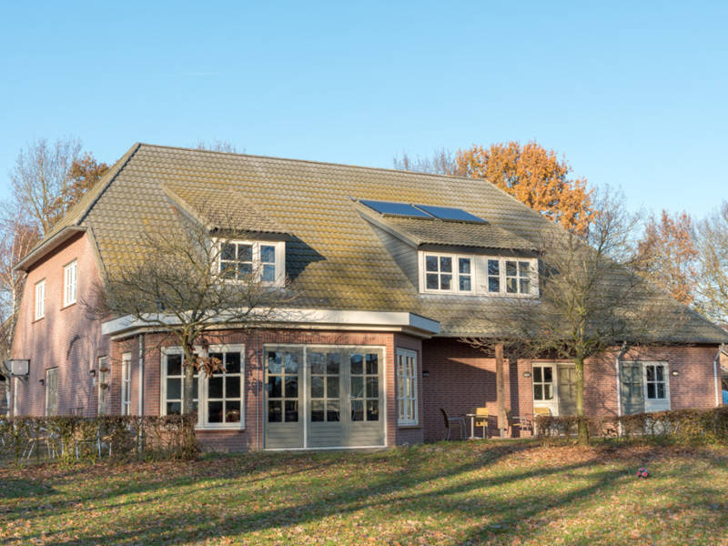 Een accommodatie met groene energie.