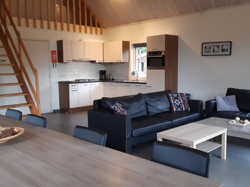 woonkamer groepsaccommodatie Vessem 