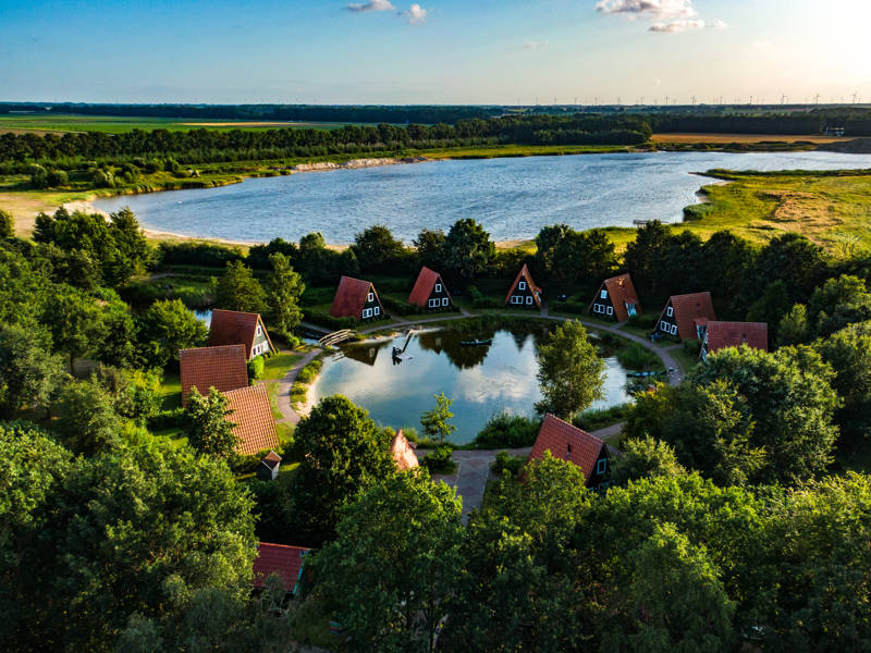 6 persoons huisjes groepsaccommodatie Bant 18 personen