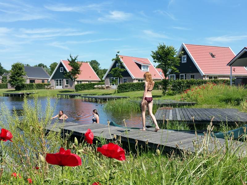 Buitenaanzicht groepsaccommodatie Bant 24 personen